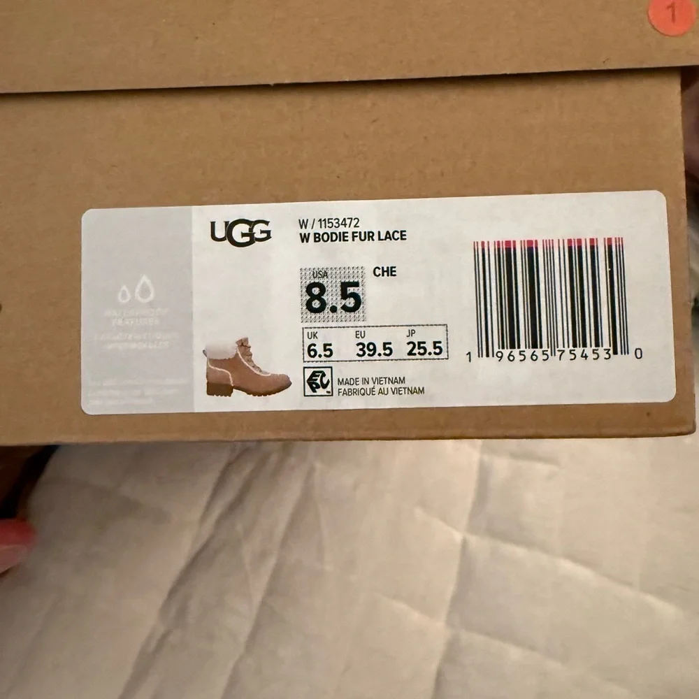 NIB UGG Brodie Fur Winter Boots